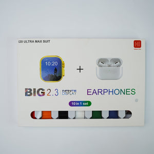 20 Ultra Max Suit Smart Watch 10 In 1