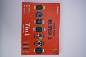 Ultra 3 Premium Smart watch 7 in 1 Strap Set