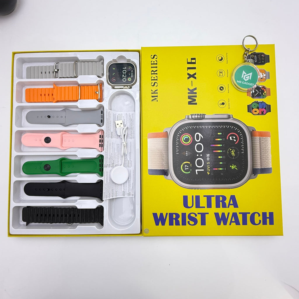 MK X16 Ultra Smart Watch 7 in 1 with Touch Screen Best price in Pakistan