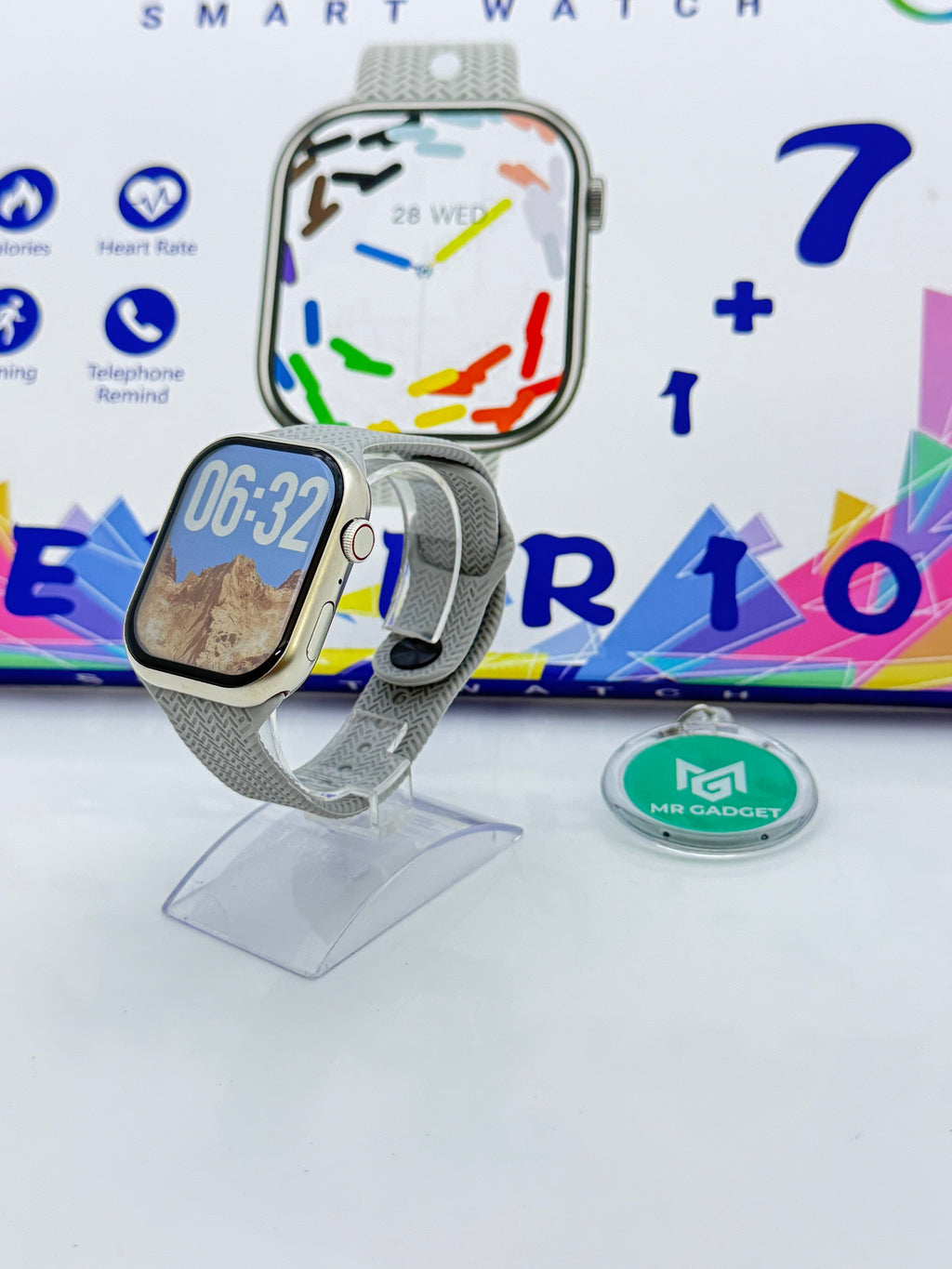 Series 10 Smart Watch With Seven Straps , Amoled Display (TLTM- M38)