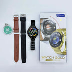 Watch Gold 3+1 with wireless charging 3D spherical glass Smart Watch