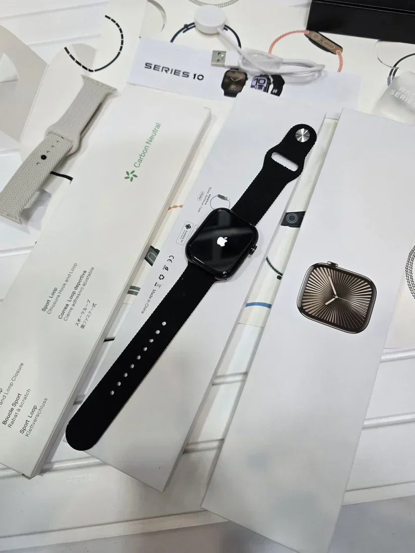 APPLE LOGO SMART WATCH SERIES 10 REPLICA(allow to open parcel)
