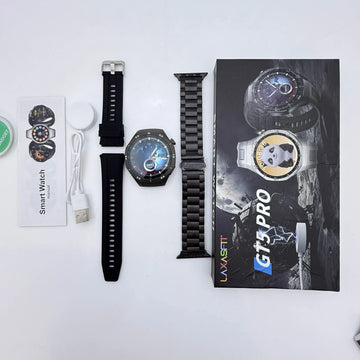 Laxasfit Watch GT5 Pro 46mm Smartwatch, Sharp-Edged Design, upto14 Days Battery Life, Pro-level Sports Watch, iOS & Android Compatible